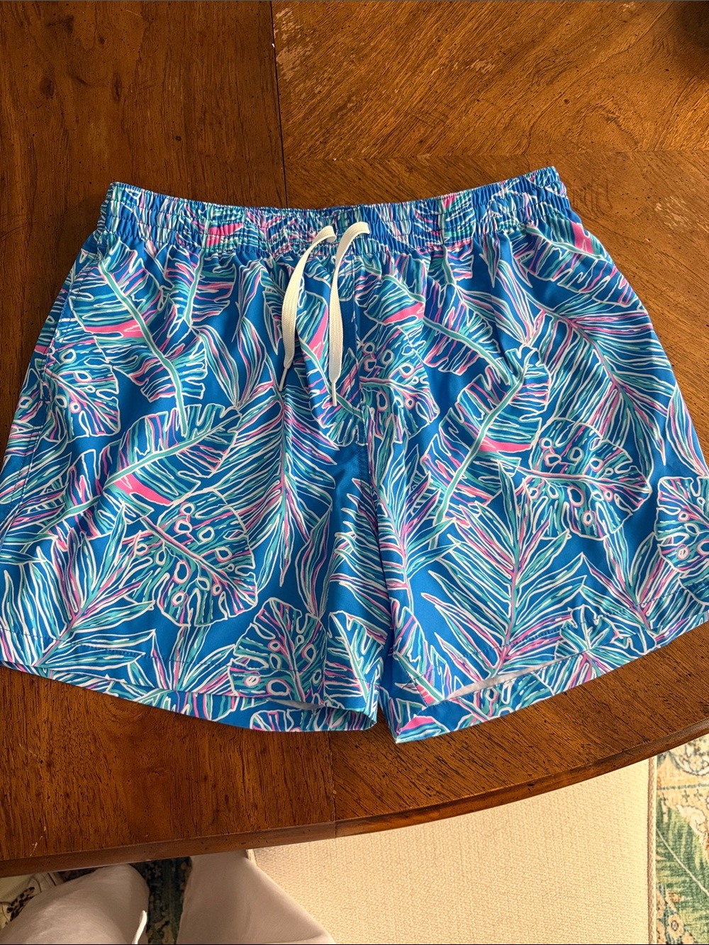 Blue Chubbies Tropical Print Men’s Swim Shorts